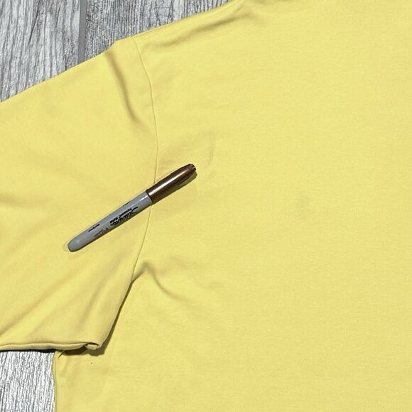 Polo Ralph Lauren Shirt Mens 2XB Yellow Soft Touch Blue Pony Golf Shirt - Picture 9 of 9